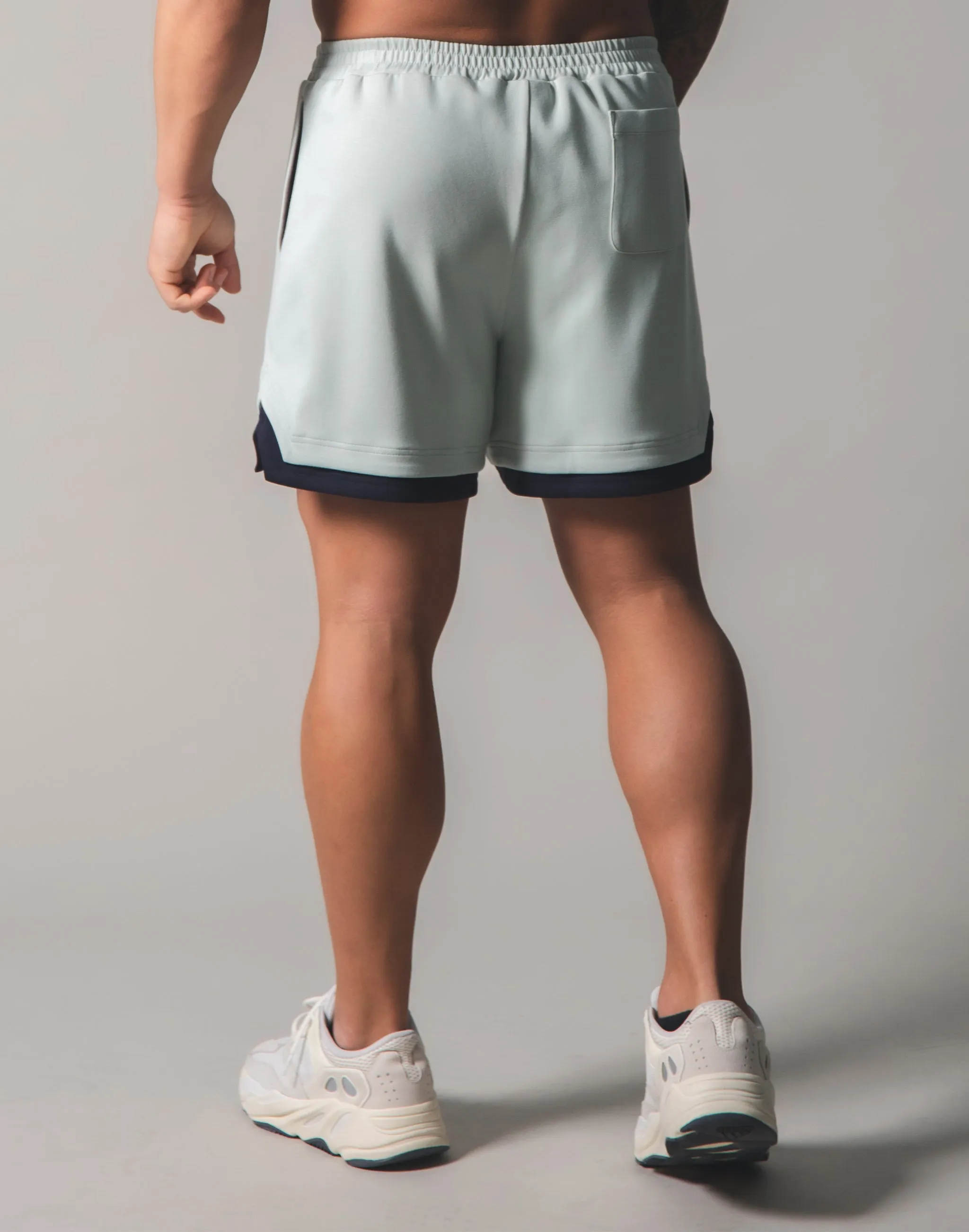 2Way Stretch Layered Wide Shorts - Mint