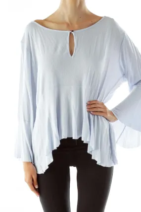 Blue Bell Sleeve Loose Top