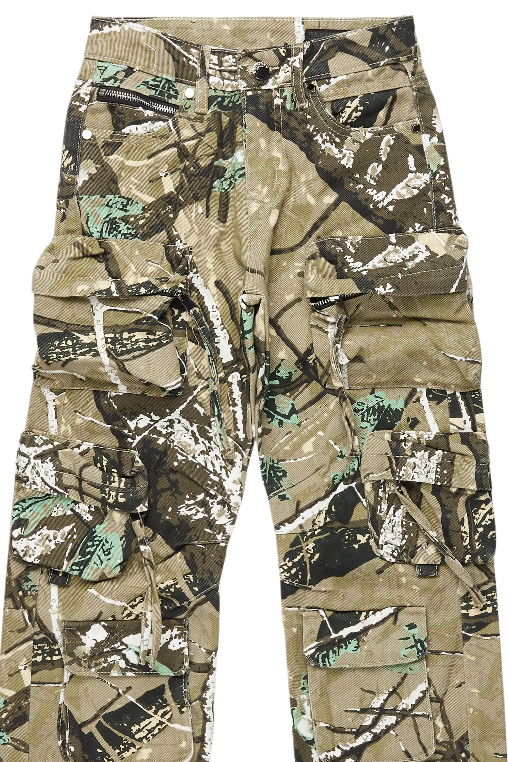 Boys Lenz Tree Camo Baggy Fit Jean