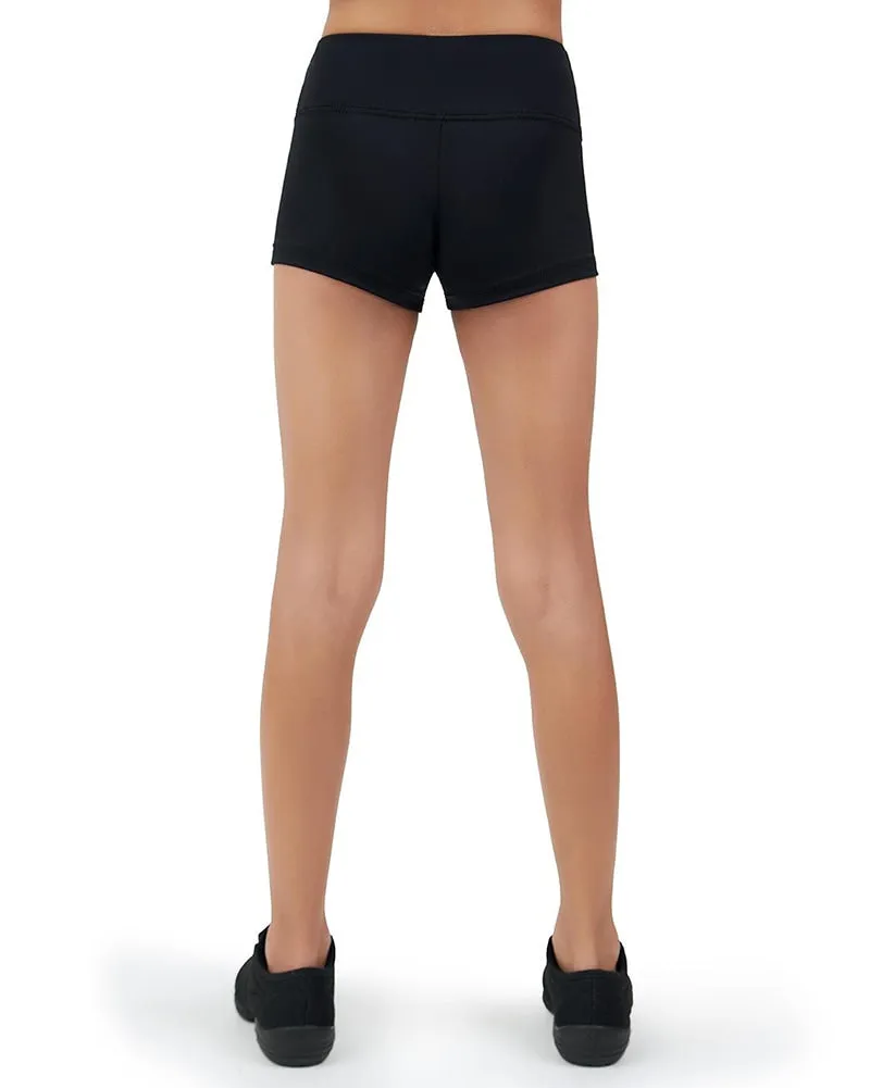 Capezio Team Basic Wide Waistband Gusset Dance Shorts - TB130 Womens