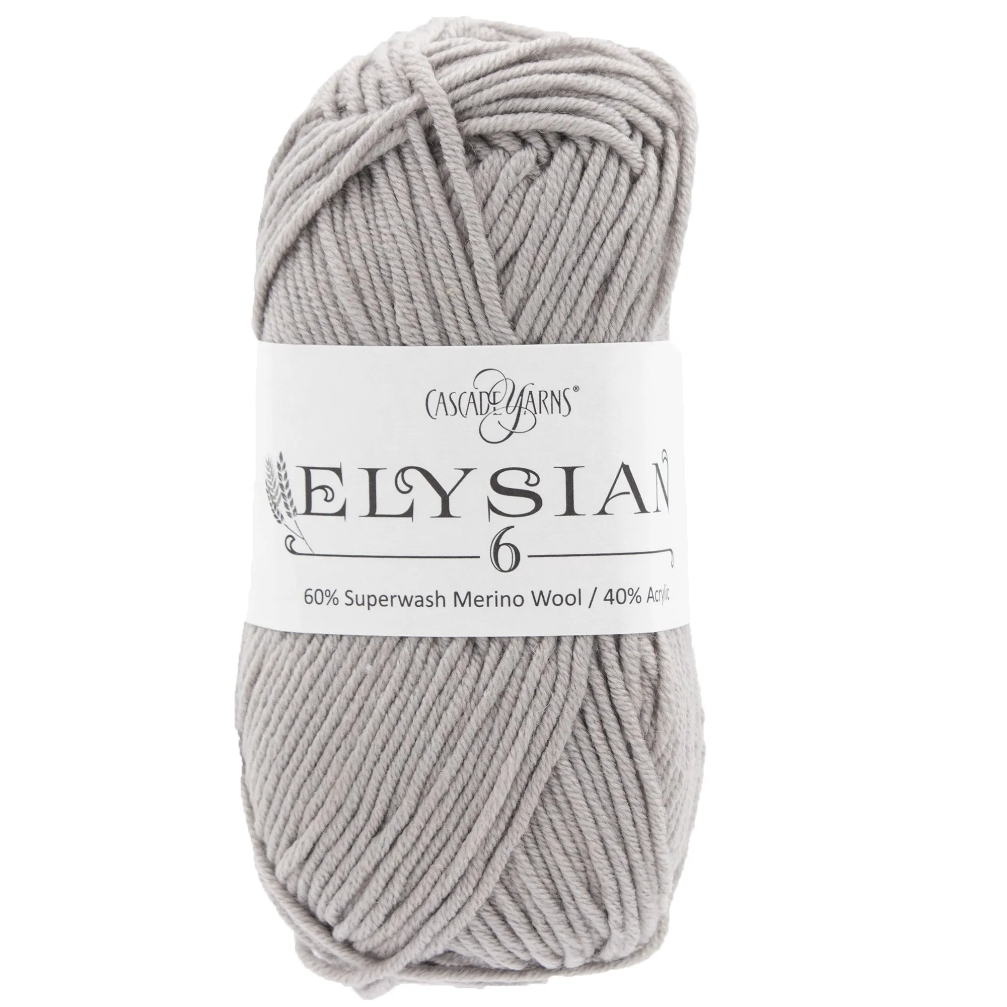 Cascade Yarns Elysian 6 Yarn - 02 Silver