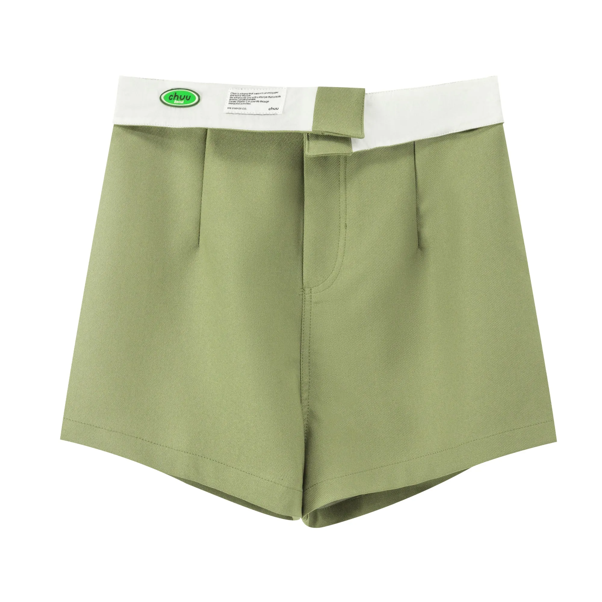 Color Banding Wide Shorts