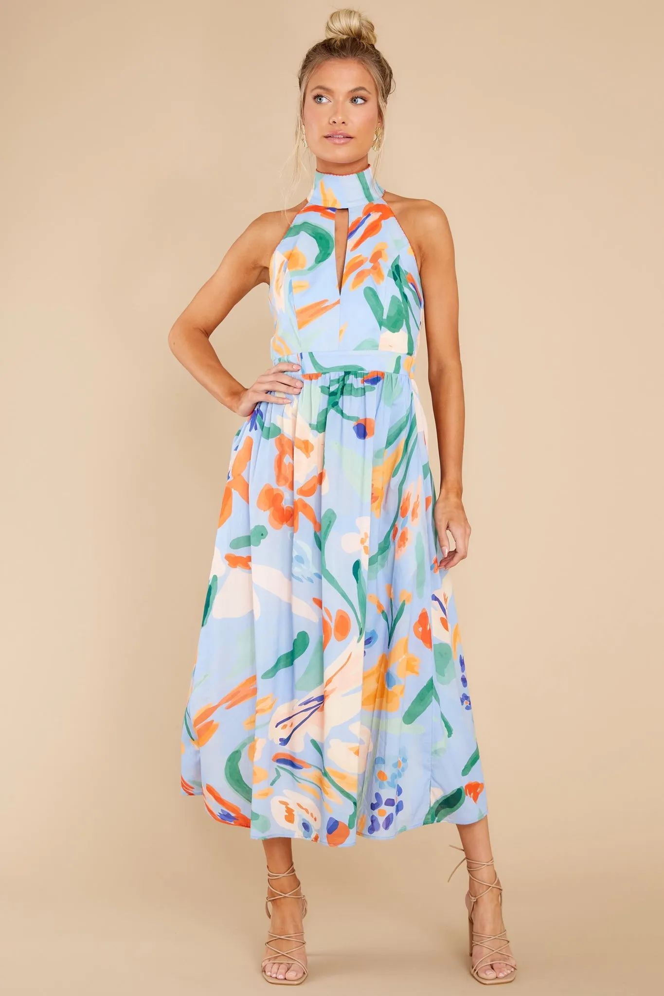 Dalila Jaleo Celeste Print Dress