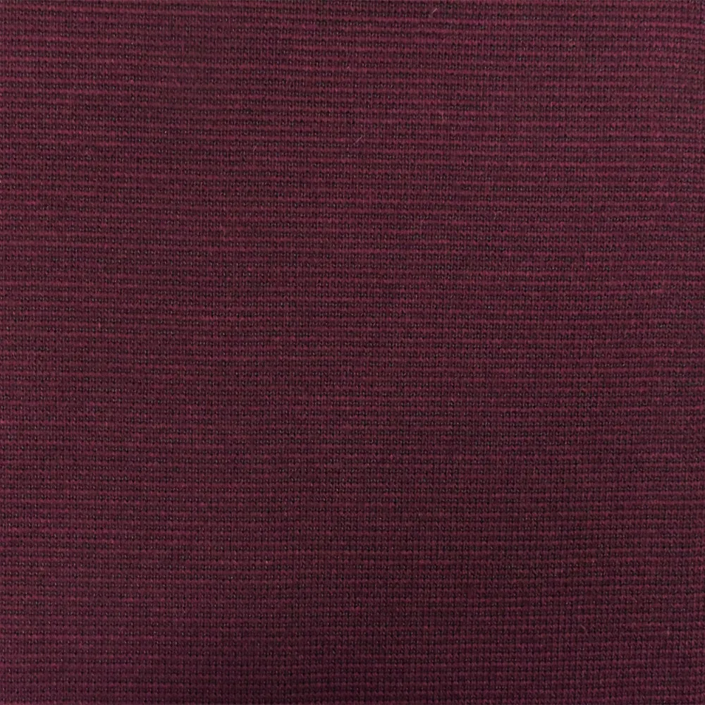 Dark Maroon-Green Texture Stretch Bonded Double Knit Fabric