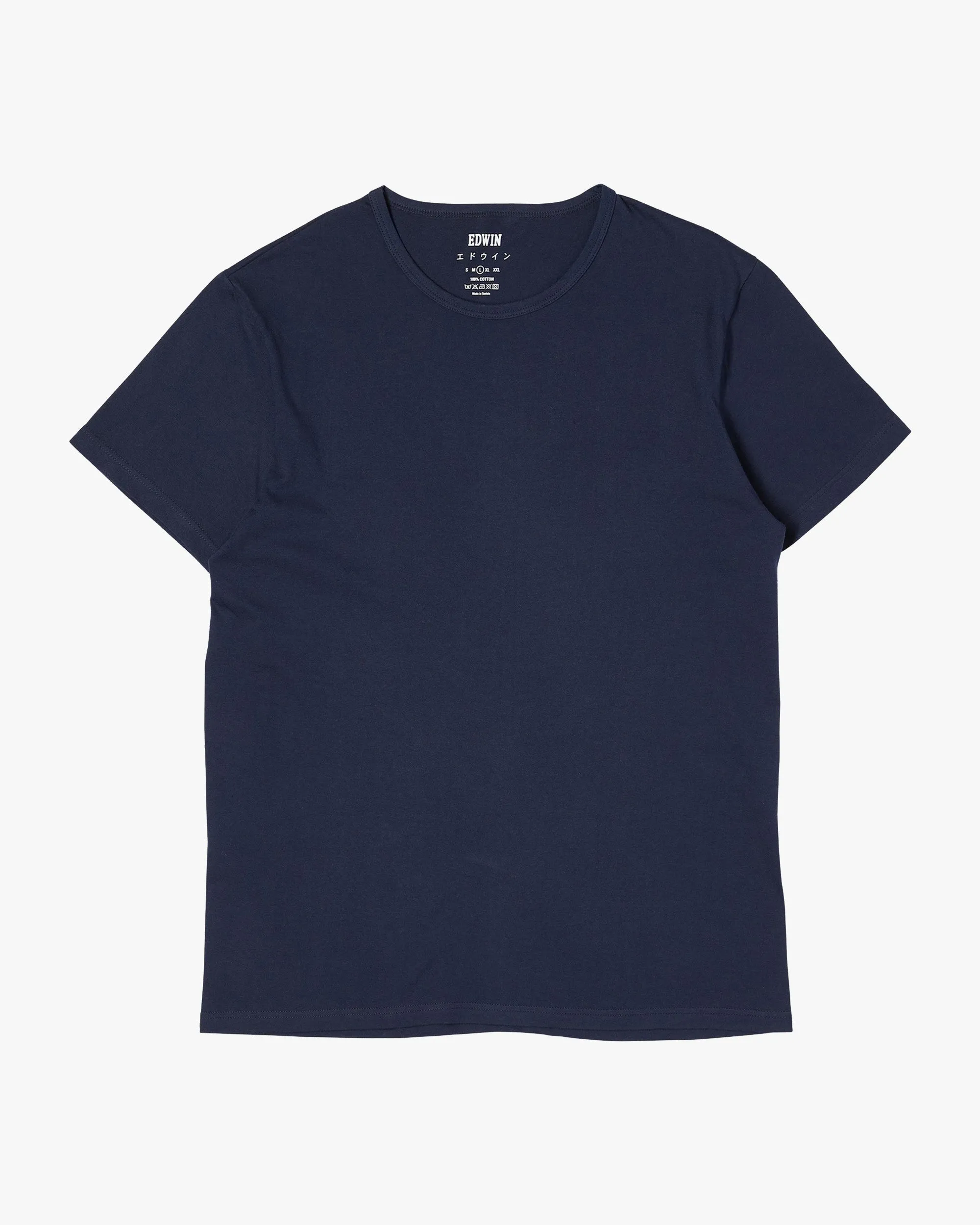 Edwin Double Pack S/S Tees - Navy Blazer