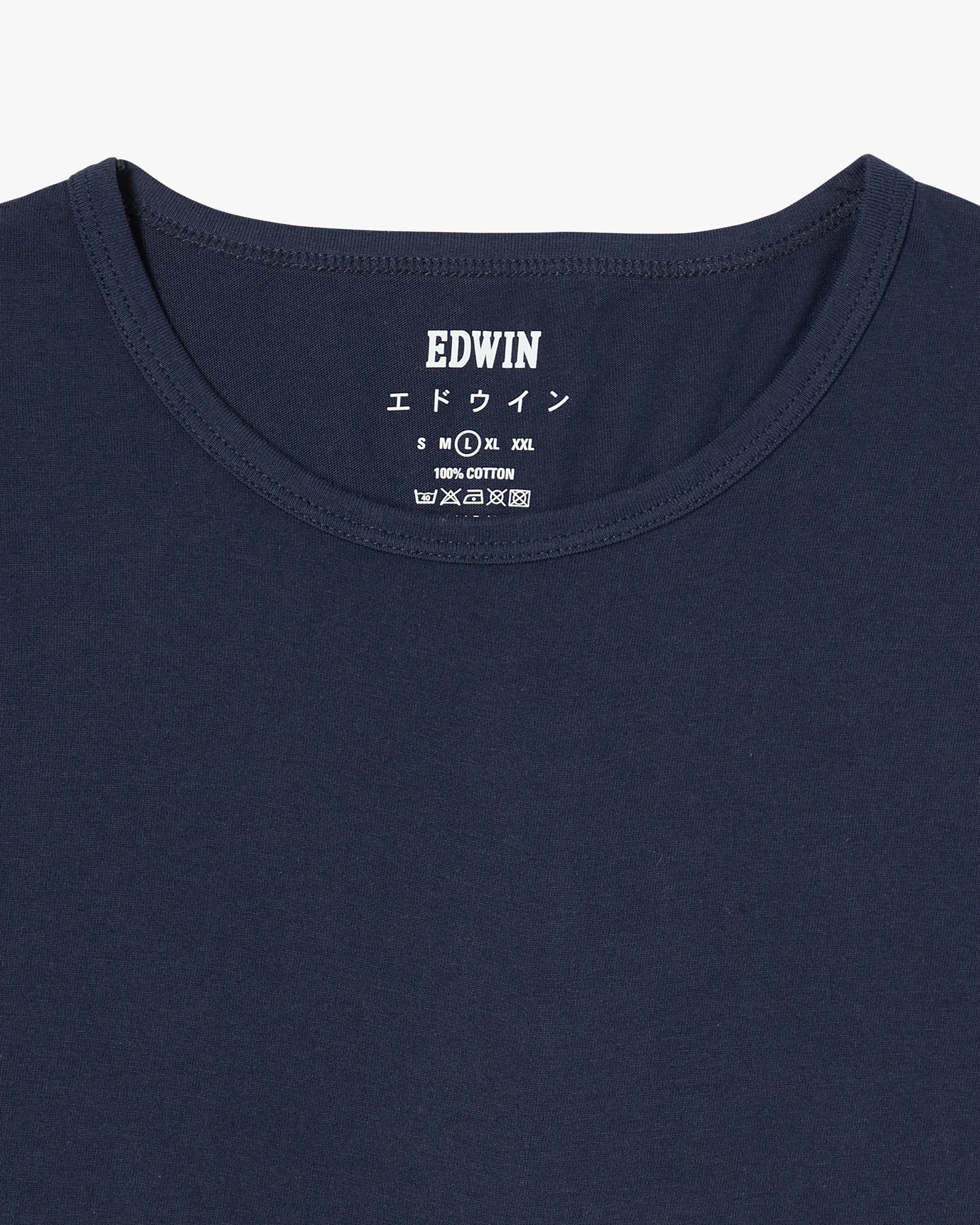 Edwin Double Pack S/S Tees - Navy Blazer