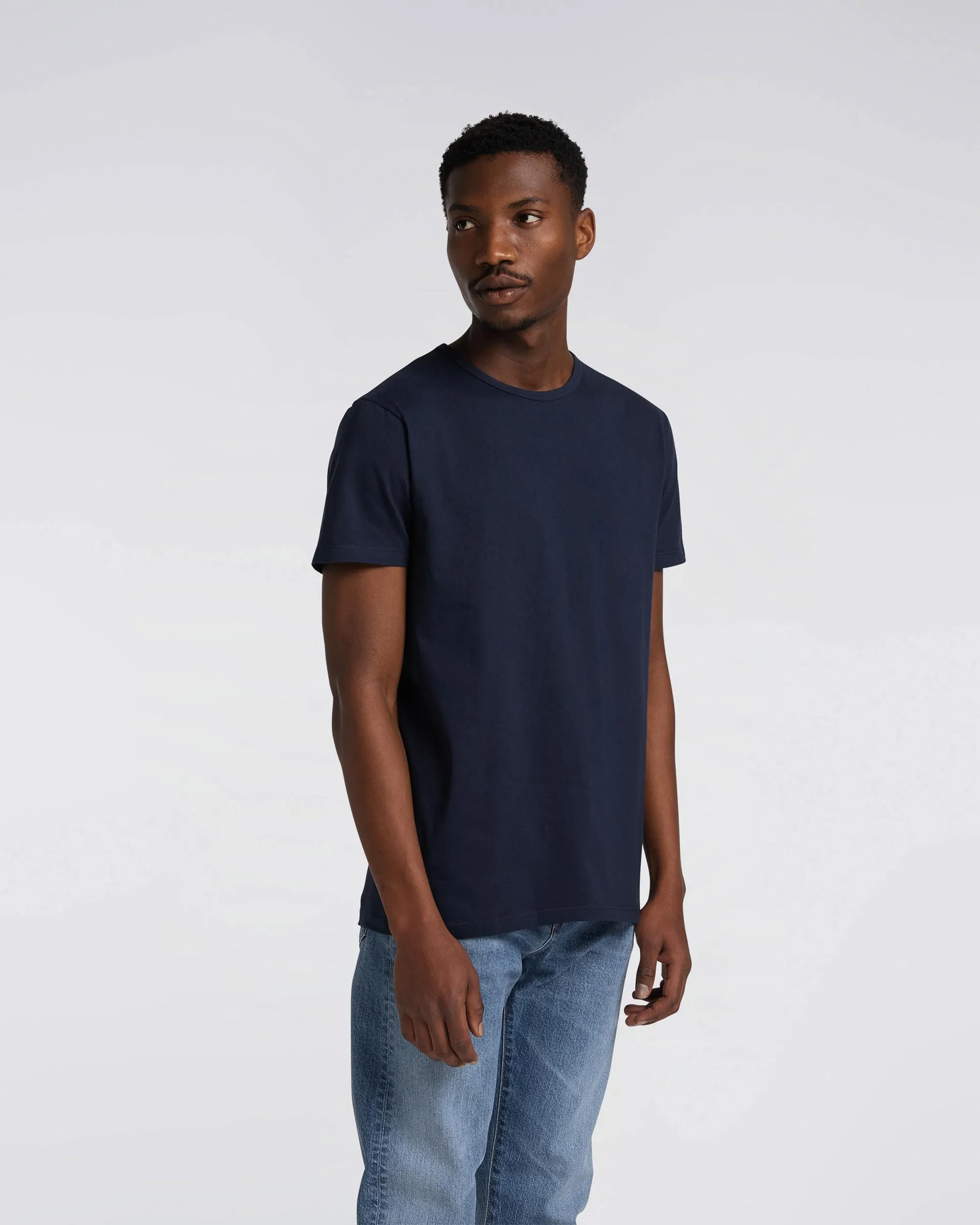 Edwin Double Pack S/S Tees - Navy Blazer