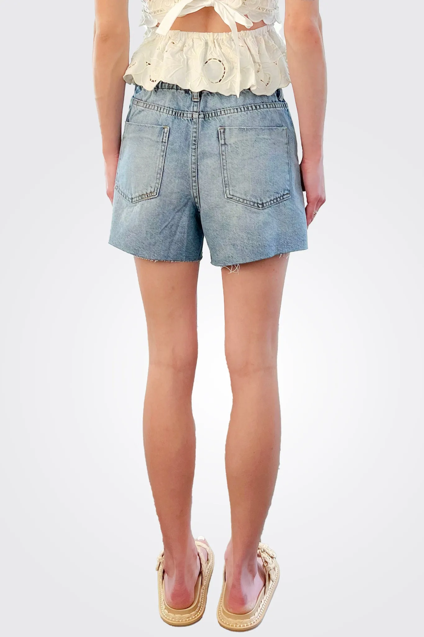 Elastic Waist Shorts - Cleo