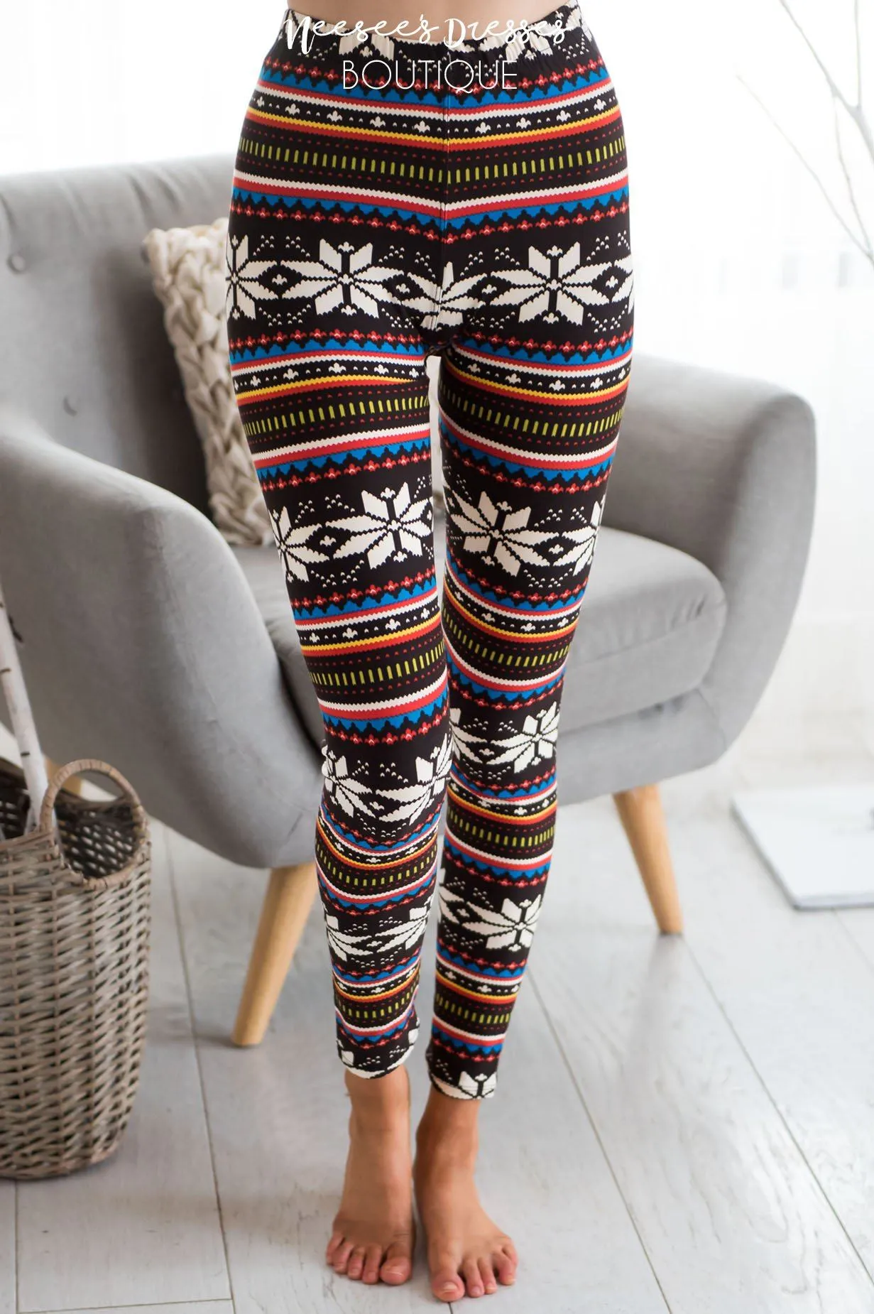 Fair Aisle Christmas Leggings