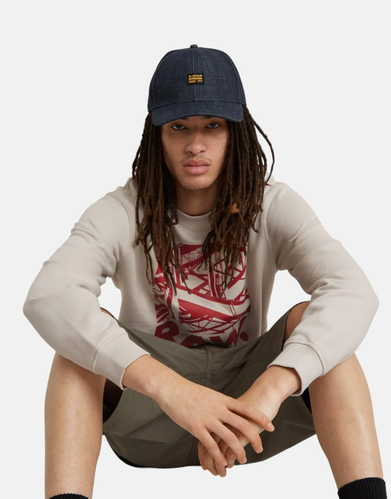 G-Star RAW Construction Sweatshirt Whitebait