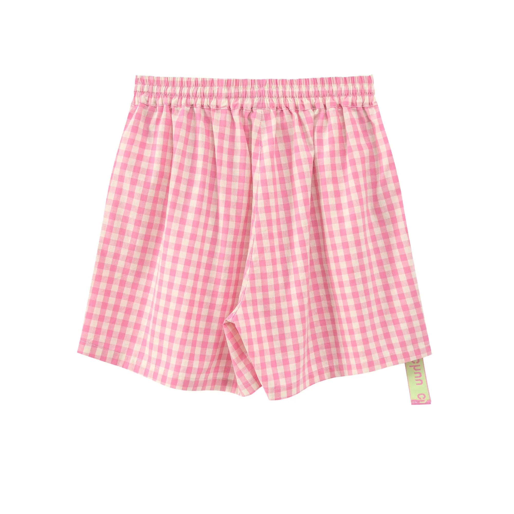 Gingham Check Wide Shorts