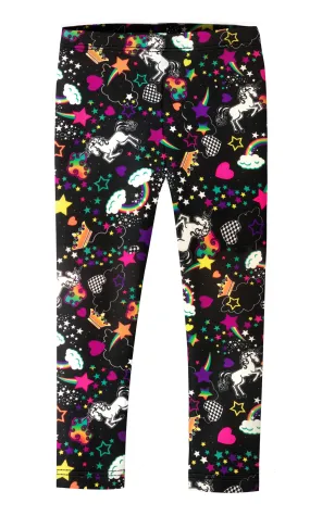 Girls Novelty Stretch Leggings  | Unicorn Dream