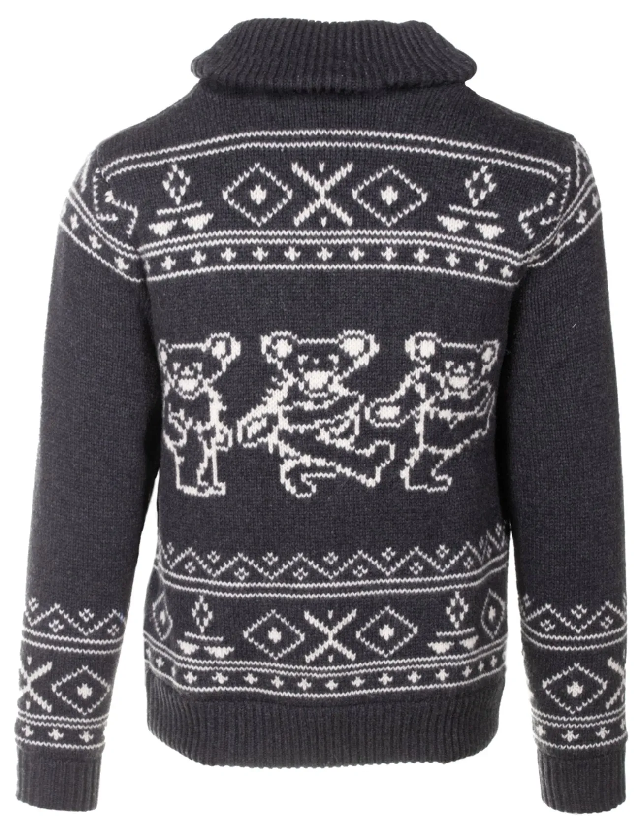 Grateful Dead Dancing Bears Sweater Jacket