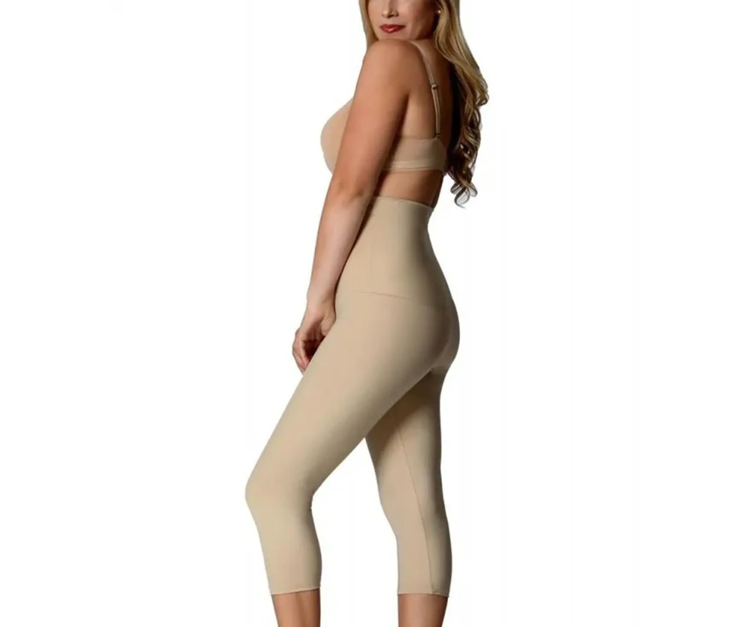 InstantFigure Hi-Waist Double Control Capri Leggings - Pack Of: 1