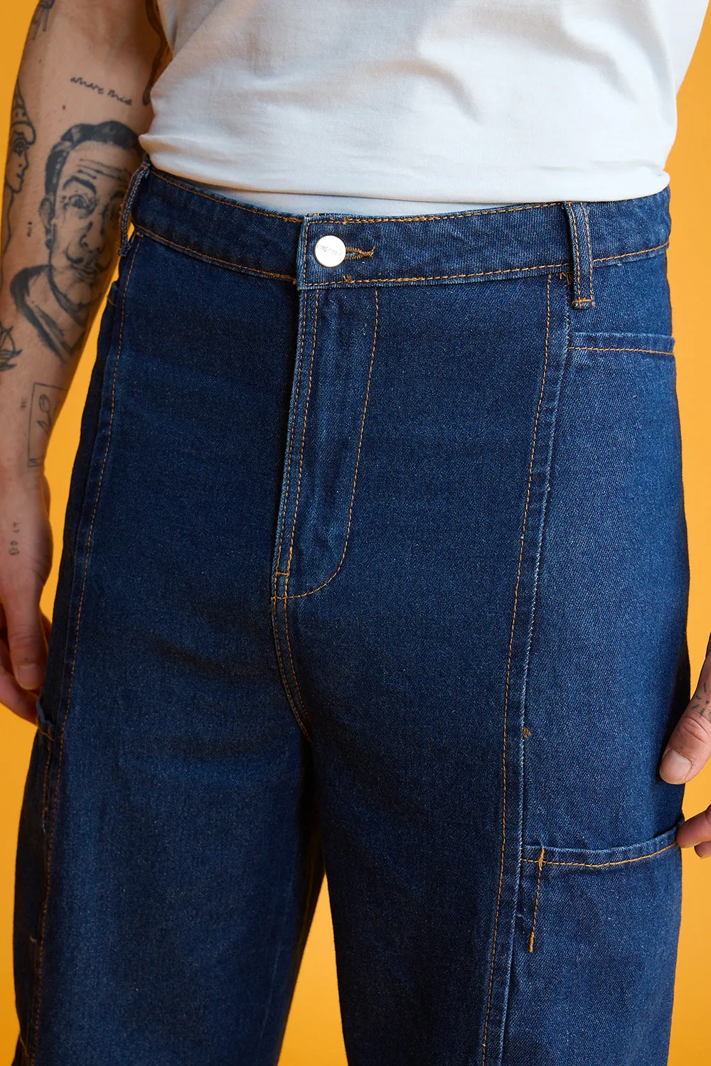 Men's Cobalt Carrot Jeans