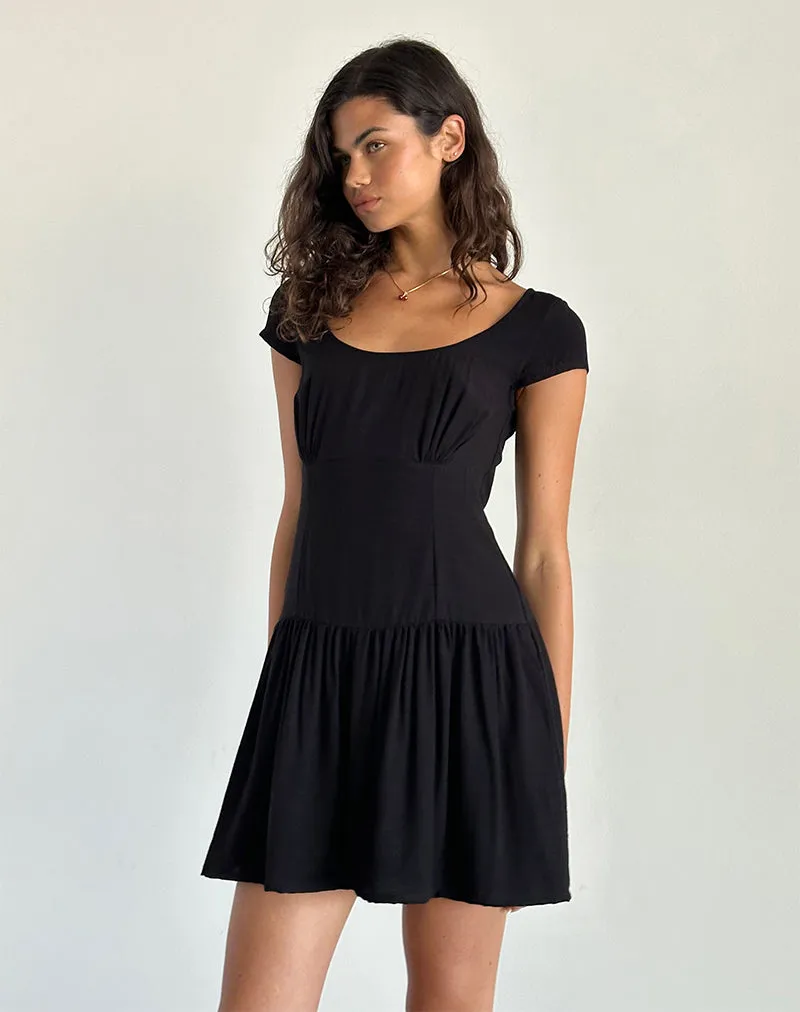 Ohayo Mini Dress in Black