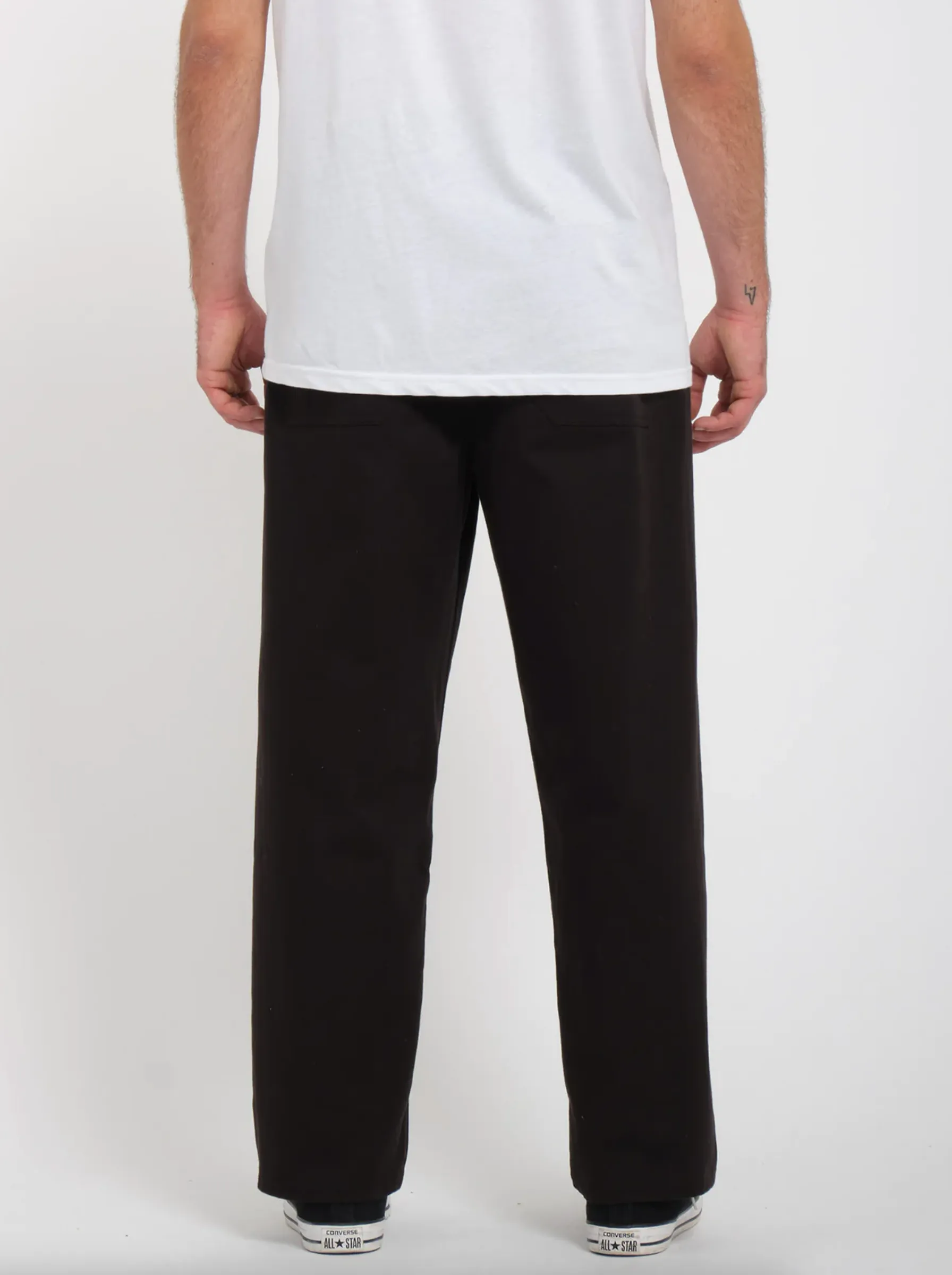 Outer Spaced Casual Trousers Black