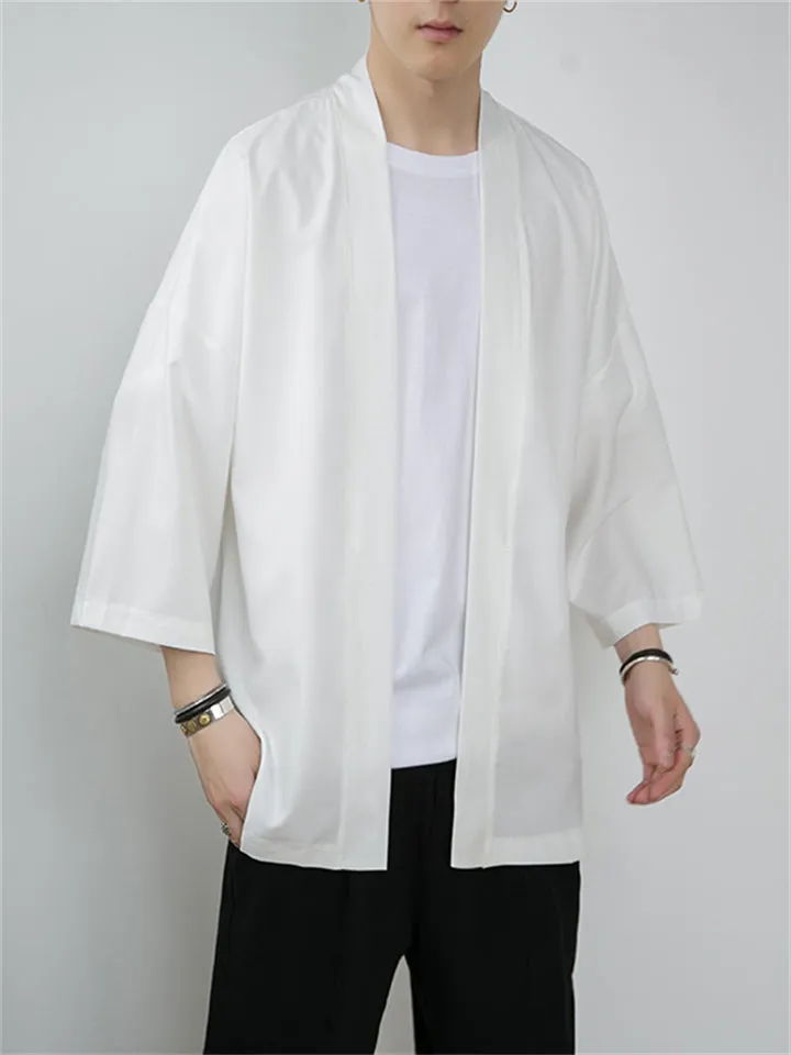 Retro Thin Cardigan Cotton Linen Jackets