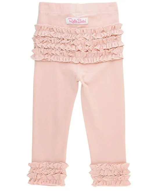 Ruffle Butts- Ruffled Legging- Pink