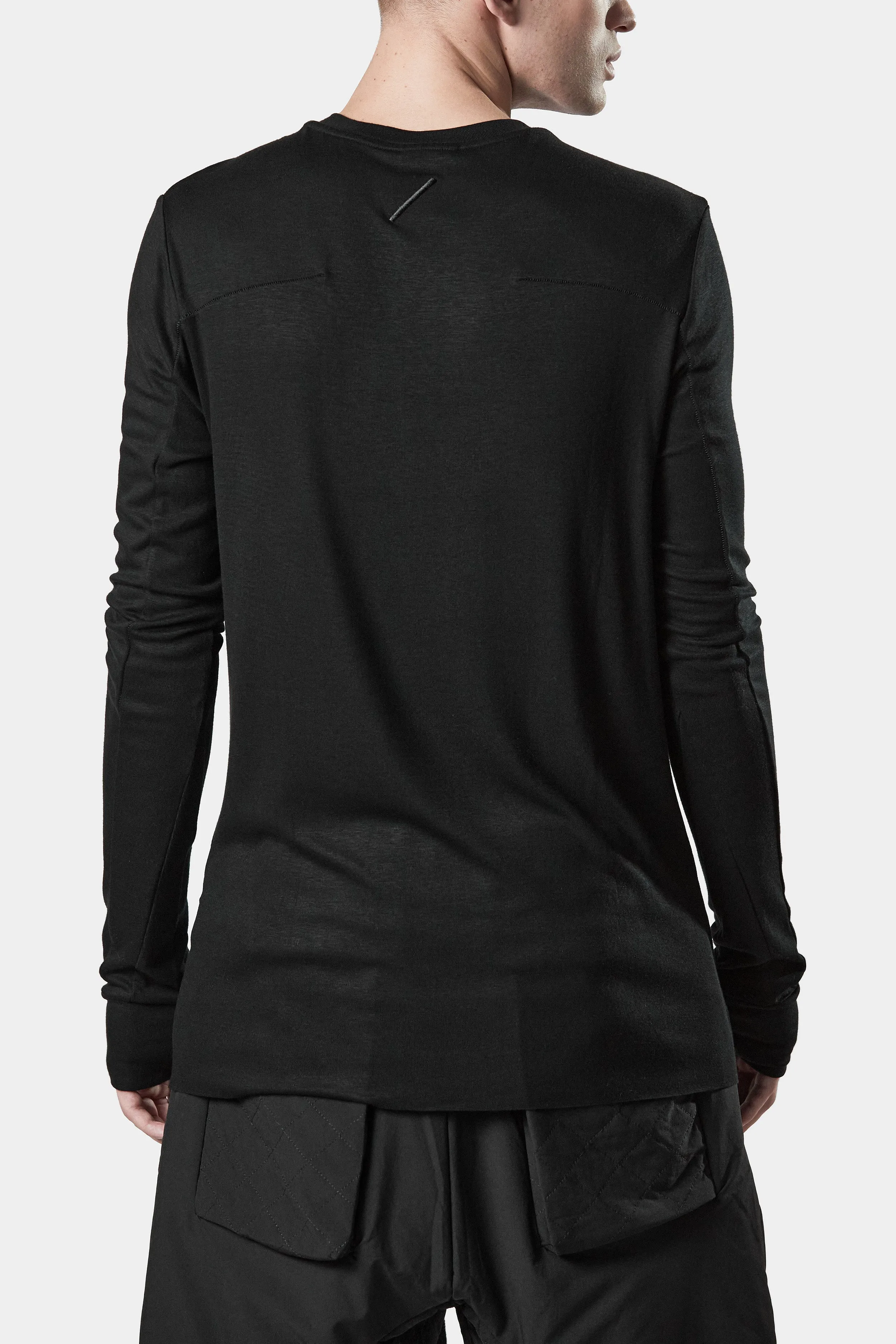 Soft long sleeve tee, Black