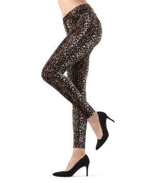 Vivacious Leopard Cropped Stretch Legging