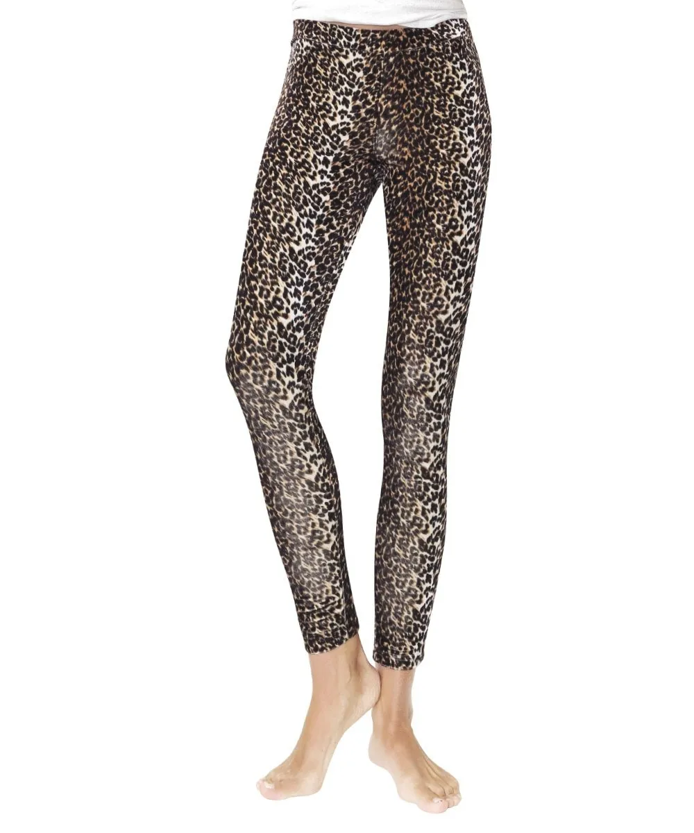 Vivacious Leopard Cropped Stretch Legging