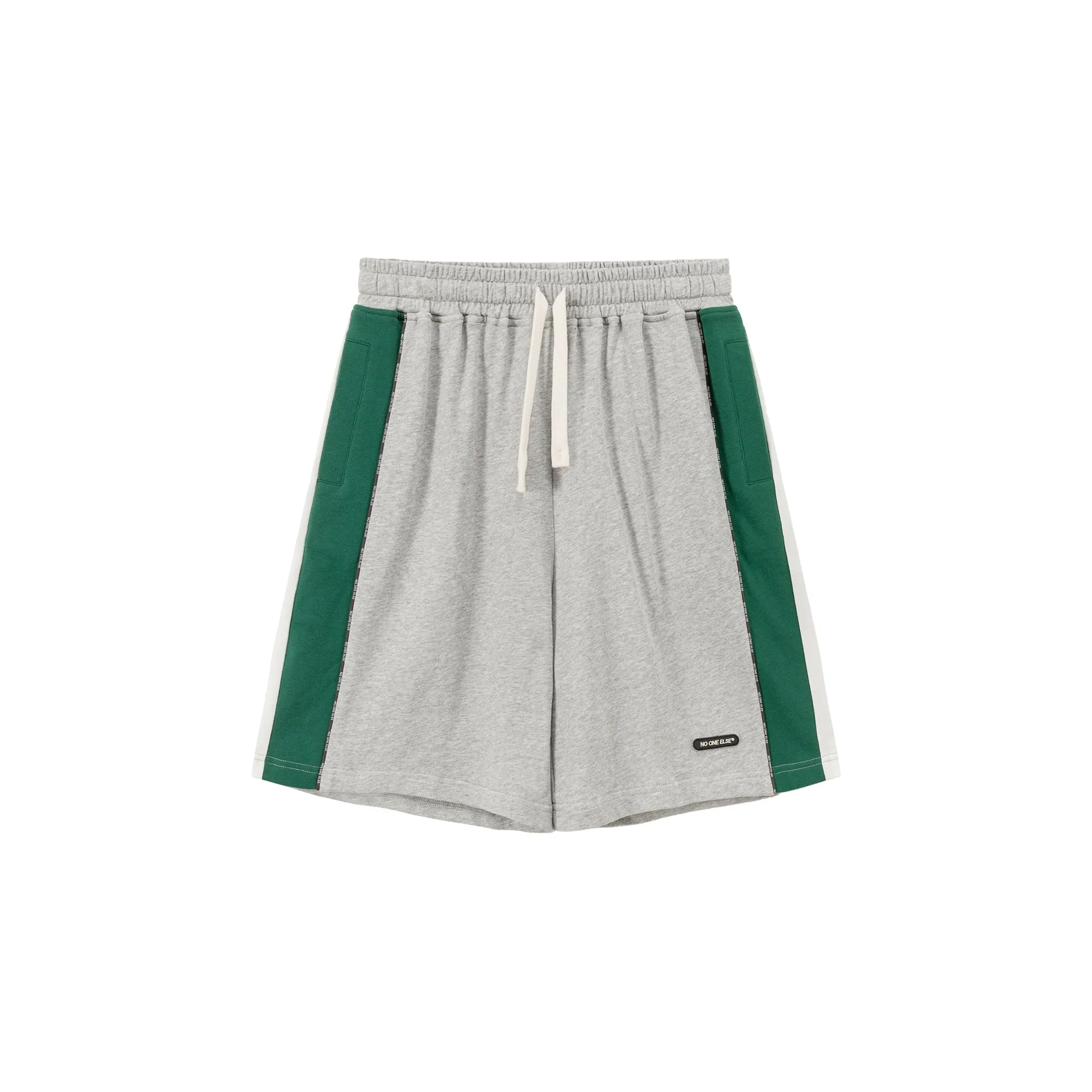 Wide Colorblocked Side Lines String Training Shorts