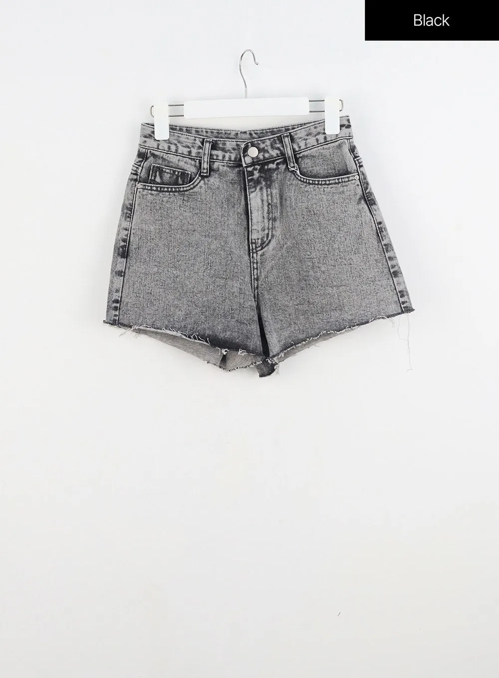 Wide Denim Shorts IU313