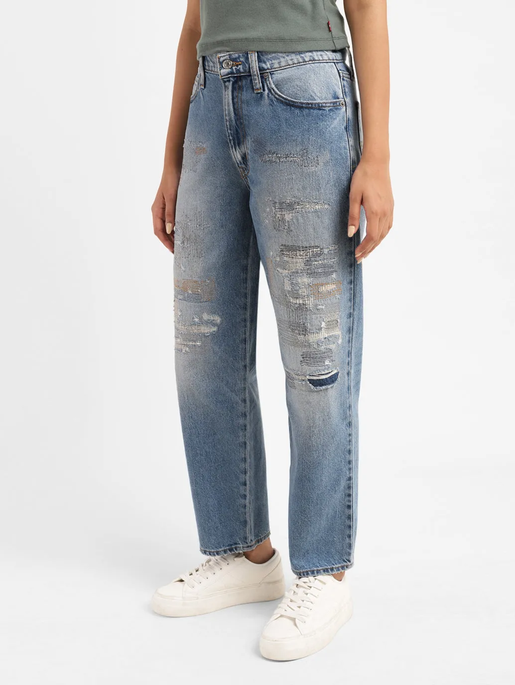 Women's Mid Rise 94 Baggy Fit Jeans